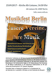 MUSIKFEST BERLIN – UNSERE VEREINE, IHRE MUSIK